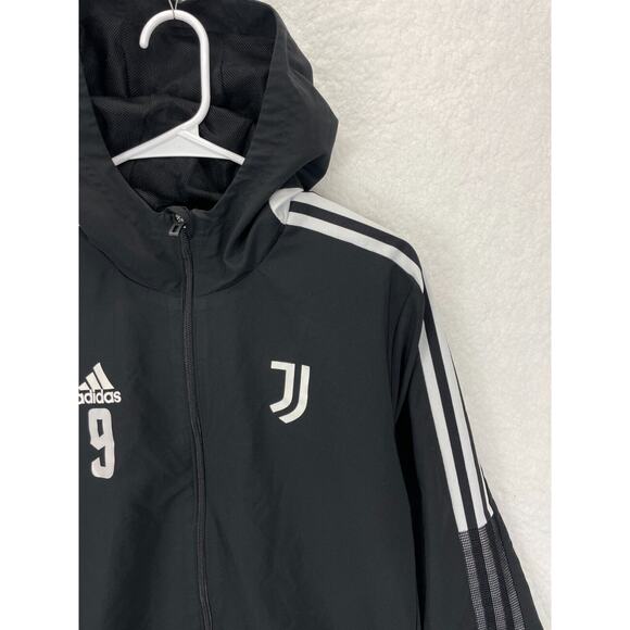 Adidas Juventus Track Jacket Men’s Size S Black White 2022 2023 Soccer Football - Picture 4 of 10